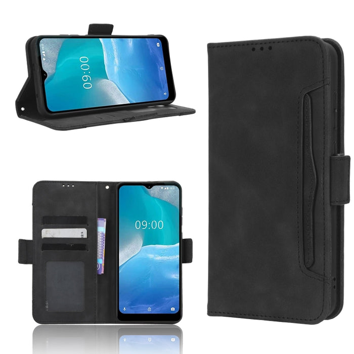 Funda de piel para teléfono con textura de piel de becerro y ranuras para tarjetas, For AT&T Maestro 3 U626AA, For AT&T Motivate Max U668AA, For BLU Bold N2, For AT&T Calypso 3 U328AA, For Motorola Moto E13 4G, For Motorola Moto X40 Pro                ...