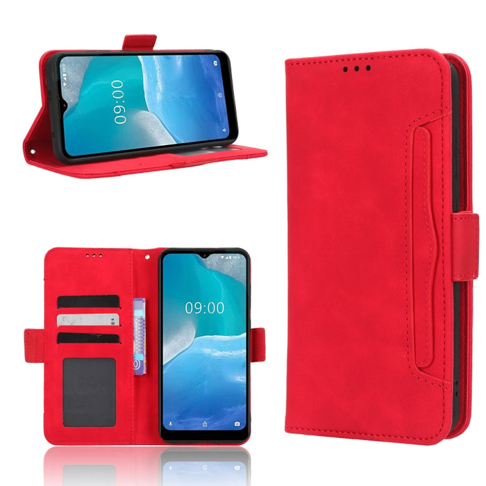 Funda de piel para teléfono con textura de piel de becerro y ranuras para tarjetas, For AT&T Maestro 3 U626AA, For AT&T Motivate Max U668AA, For BLU Bold N2, For AT&T Calypso 3 U328AA, For Motorola Moto E13 4G, For Motorola Moto X40 Pro                ...
