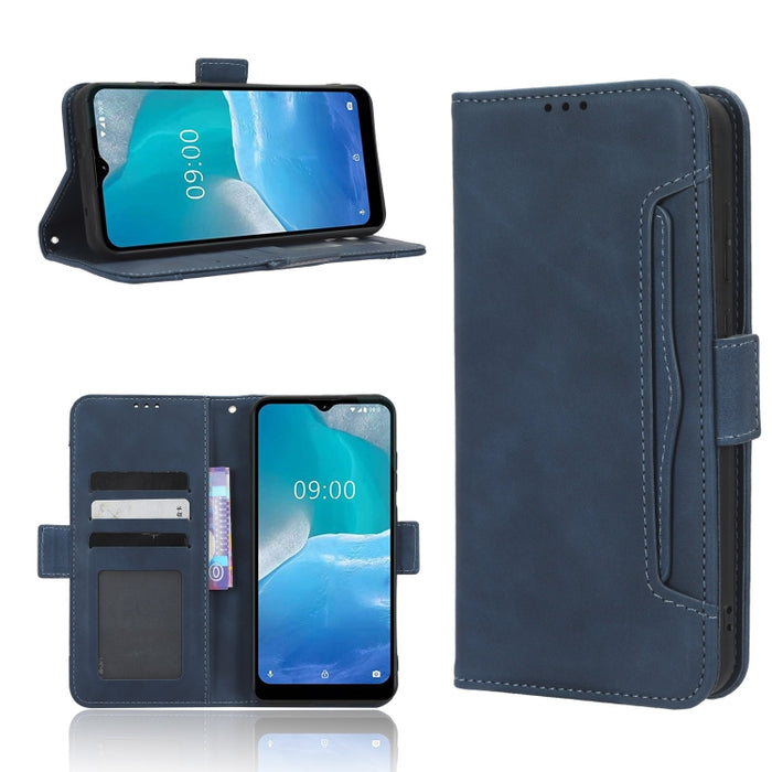Funda de piel para teléfono con textura de piel de becerro y ranuras para tarjetas, For AT&T Maestro 3 U626AA, For AT&T Motivate Max U668AA, For BLU Bold N2, For AT&T Calypso 3 U328AA, For Motorola Moto E13 4G, For Motorola Moto X40 Pro                ...
