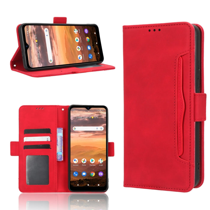Funda de piel para teléfono con textura de piel de becerro y ranuras para tarjetas, For AT&T Maestro 3 U626AA, For AT&T Motivate Max U668AA, For BLU Bold N2, For AT&T Calypso 3 U328AA, For Motorola Moto E13 4G, For Motorola Moto X40 Pro                ...