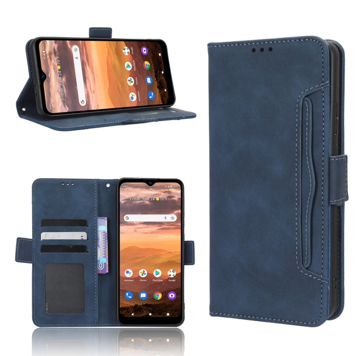 Funda de piel para teléfono con textura de piel de becerro y ranuras para tarjetas, For AT&T Maestro 3 U626AA, For AT&T Motivate Max U668AA, For BLU Bold N2, For AT&T Calypso 3 U328AA, For Motorola Moto E13 4G, For Motorola Moto X40 Pro                ...