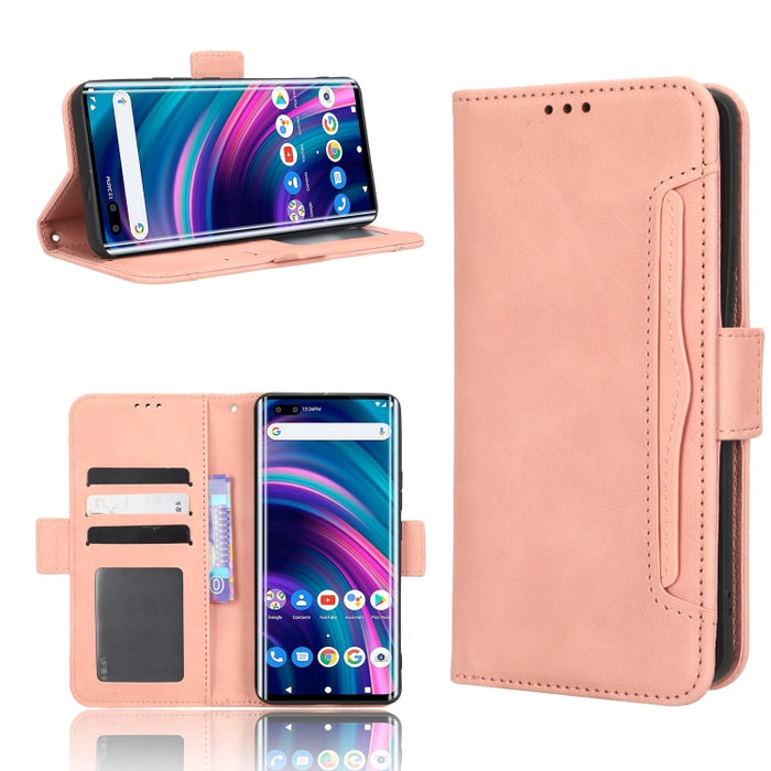 Funda de piel para teléfono con textura de piel de becerro y ranuras para tarjetas, For AT&T Maestro 3 U626AA, For AT&T Motivate Max U668AA, For BLU Bold N2, For AT&T Calypso 3 U328AA, For Motorola Moto E13 4G, For Motorola Moto X40 Pro                ...