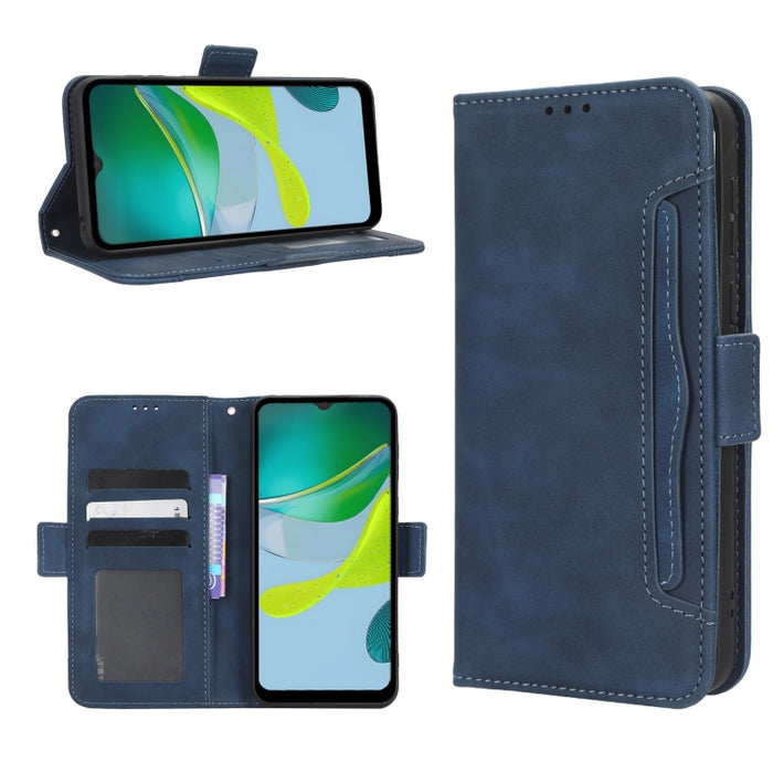 Funda de piel para teléfono con textura de piel de becerro y ranuras para tarjetas, For AT&T Maestro 3 U626AA, For AT&T Motivate Max U668AA, For BLU Bold N2, For AT&T Calypso 3 U328AA, For Motorola Moto E13 4G, For Motorola Moto X40 Pro                ...