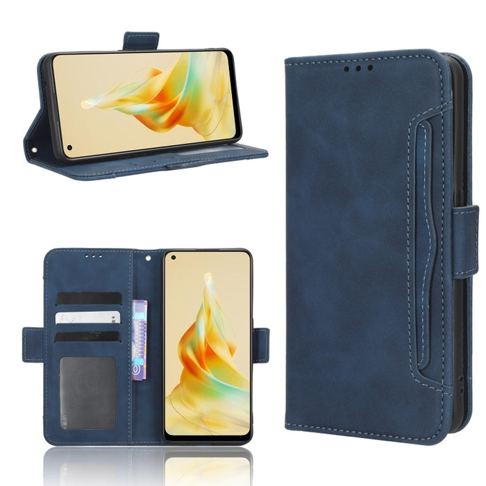 Funda de piel para teléfono con textura de piel de becerro y ranuras para tarjetas, For AT&T Maestro 3 U626AA, For AT&T Motivate Max U668AA, For BLU Bold N2, For AT&T Calypso 3 U328AA, For Motorola Moto E13 4G, For Motorola Moto X40 Pro                ...