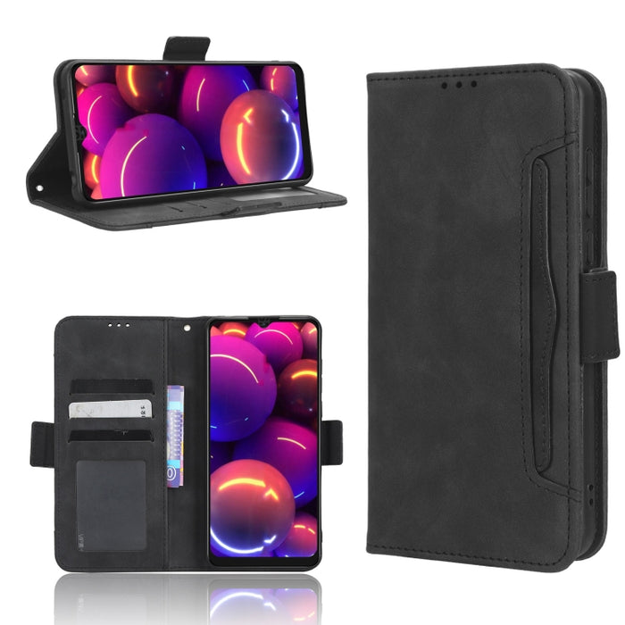 Funda de piel para teléfono con textura de piel de becerro y ranuras para tarjetas, For AT&T Maestro 3 U626AA, For AT&T Motivate Max U668AA, For BLU Bold N2, For AT&T Calypso 3 U328AA, For Motorola Moto E13 4G, For Motorola Moto X40 Pro                ...