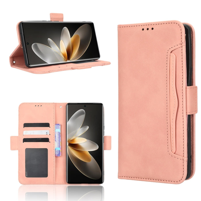 Funda de piel para teléfono con textura de piel de becerro y ranuras para tarjetas, For AT&T Maestro 3 U626AA, For AT&T Motivate Max U668AA, For BLU Bold N2, For AT&T Calypso 3 U328AA, For Motorola Moto E13 4G, For Motorola Moto X40 Pro                ...