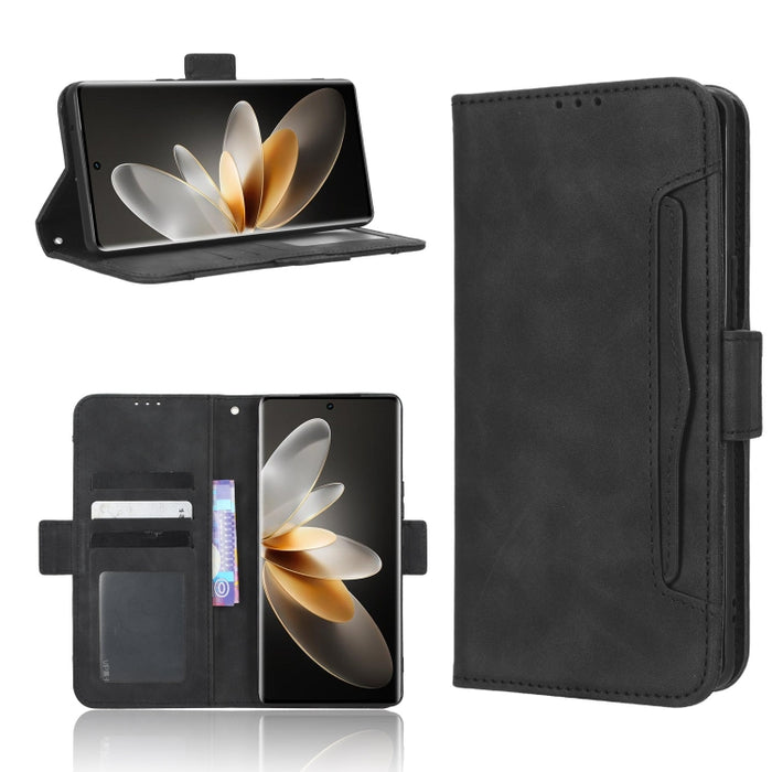 Funda de piel para teléfono con textura de piel de becerro y ranuras para tarjetas, For AT&T Maestro 3 U626AA, For AT&T Motivate Max U668AA, For BLU Bold N2, For AT&T Calypso 3 U328AA, For Motorola Moto E13 4G, For Motorola Moto X40 Pro                ...