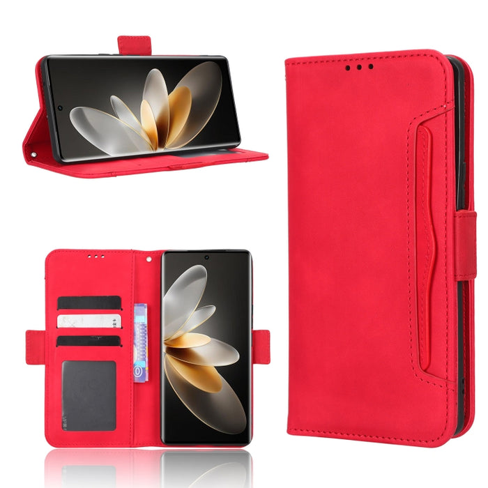 Funda de piel para teléfono con textura de piel de becerro y ranuras para tarjetas, For AT&T Maestro 3 U626AA, For AT&T Motivate Max U668AA, For BLU Bold N2, For AT&T Calypso 3 U328AA, For Motorola Moto E13 4G, For Motorola Moto X40 Pro                ...