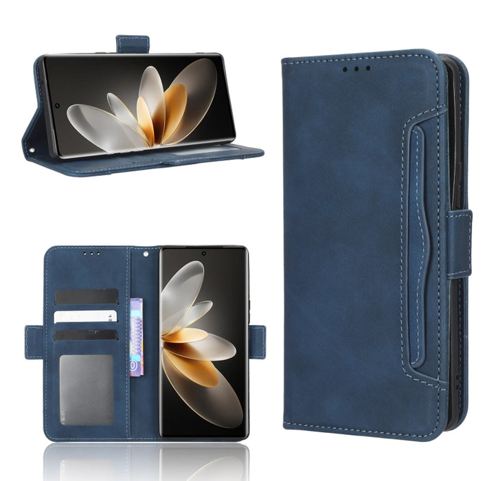 Funda de piel para teléfono con textura de piel de becerro y ranuras para tarjetas, For AT&T Maestro 3 U626AA, For AT&T Motivate Max U668AA, For BLU Bold N2, For AT&T Calypso 3 U328AA, For Motorola Moto E13 4G, For Motorola Moto X40 Pro                ...