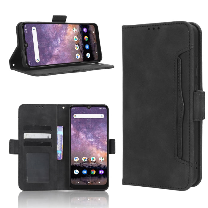 Funda de piel para teléfono con textura de piel de becerro y ranuras para tarjetas, For AT&T Maestro 3 U626AA, For AT&T Motivate Max U668AA, For BLU Bold N2, For AT&T Calypso 3 U328AA, For Motorola Moto E13 4G, For Motorola Moto X40 Pro                ...