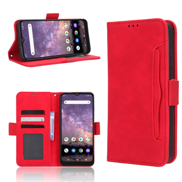 Funda de piel para teléfono con textura de piel de becerro y ranuras para tarjetas, For AT&T Maestro 3 U626AA, For AT&T Motivate Max U668AA, For BLU Bold N2, For AT&T Calypso 3 U328AA, For Motorola Moto E13 4G, For Motorola Moto X40 Pro                ...