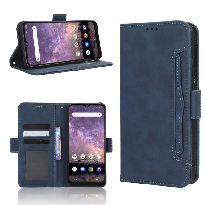 Funda de piel para teléfono con textura de piel de becerro y ranuras para tarjetas, For AT&T Maestro 3 U626AA, For AT&T Motivate Max U668AA, For BLU Bold N2, For AT&T Calypso 3 U328AA, For Motorola Moto E13 4G, For Motorola Moto X40 Pro                ...