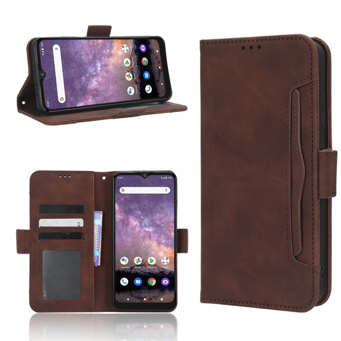 Funda de piel para teléfono con textura de piel de becerro y ranuras para tarjetas, For AT&T Maestro 3 U626AA, For AT&T Motivate Max U668AA, For BLU Bold N2, For AT&T Calypso 3 U328AA, For Motorola Moto E13 4G, For Motorola Moto X40 Pro                ...