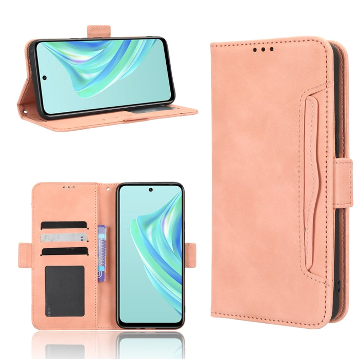 Funda de piel para teléfono con textura de piel de becerro y ranuras para tarjetas, For AT&T Maestro 3 U626AA, For AT&T Motivate Max U668AA, For BLU Bold N2, For AT&T Calypso 3 U328AA, For Motorola Moto E13 4G, For Motorola Moto X40 Pro                ...