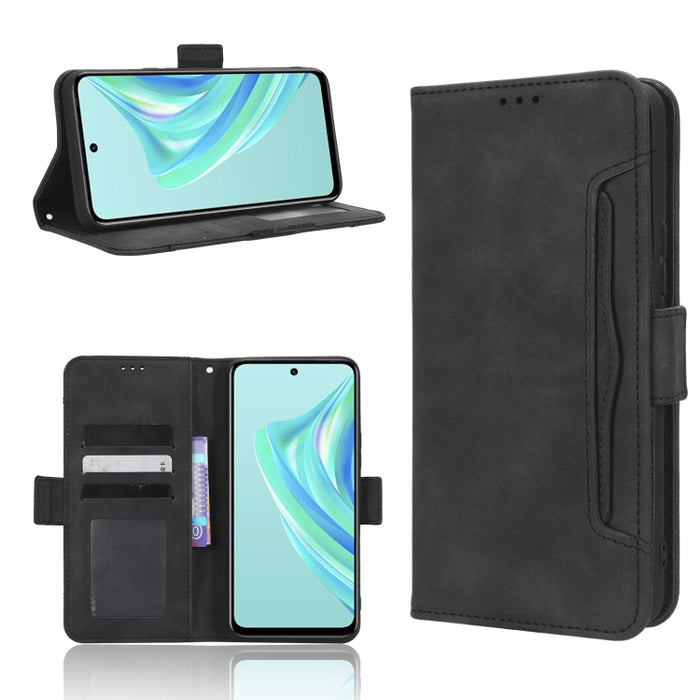 Funda de piel para teléfono con textura de piel de becerro y ranuras para tarjetas, For AT&T Maestro 3 U626AA, For AT&T Motivate Max U668AA, For BLU Bold N2, For AT&T Calypso 3 U328AA, For Motorola Moto E13 4G, For Motorola Moto X40 Pro                ...