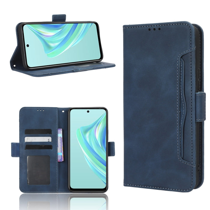 Funda de piel para teléfono con textura de piel de becerro y ranuras para tarjetas, For AT&T Maestro 3 U626AA, For AT&T Motivate Max U668AA, For BLU Bold N2, For AT&T Calypso 3 U328AA, For Motorola Moto E13 4G, For Motorola Moto X40 Pro                ...