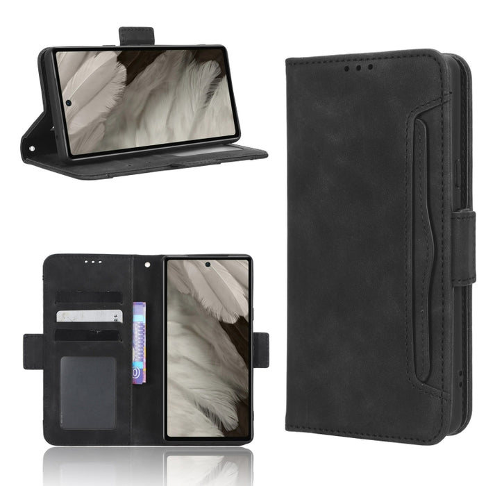 Funda de piel para teléfono con textura de piel de becerro y ranuras para tarjetas, For Google Pixel 7a, For Xiaomi Redmi 12C / 11A, For Xiaomi Redmi K60 5G / K60 Pro, For Xiaomi Redmi K60E 5G, For Xiaomi Redmi Note 12 Pro 5G Speed                     ...