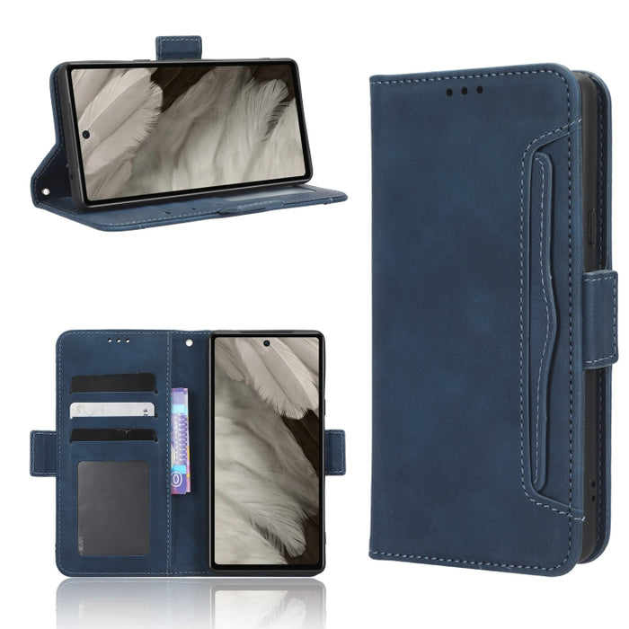 Funda de piel para teléfono con textura de piel de becerro y ranuras para tarjetas, For Google Pixel 7a, For Xiaomi Redmi 12C / 11A, For Xiaomi Redmi K60 5G / K60 Pro, For Xiaomi Redmi K60E 5G, For Xiaomi Redmi Note 12 Pro 5G Speed                     ...