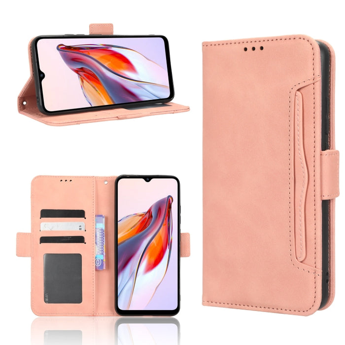 Funda de piel para teléfono con textura de piel de becerro y ranuras para tarjetas, For Google Pixel 7a, For Xiaomi Redmi 12C / 11A, For Xiaomi Redmi K60 5G / K60 Pro, For Xiaomi Redmi K60E 5G, For Xiaomi Redmi Note 12 Pro 5G Speed                     ...