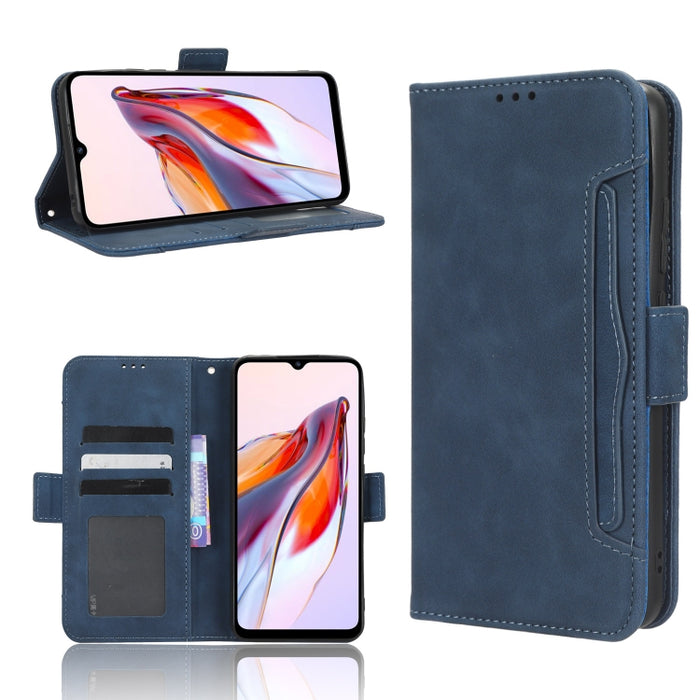 Funda de piel para teléfono con textura de piel de becerro y ranuras para tarjetas, For Google Pixel 7a, For Xiaomi Redmi 12C / 11A, For Xiaomi Redmi K60 5G / K60 Pro, For Xiaomi Redmi K60E 5G, For Xiaomi Redmi Note 12 Pro 5G Speed                     ...