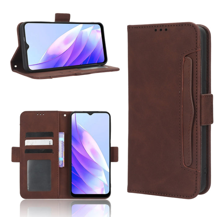Funda de piel para teléfono con textura de piel de becerro y ranuras para tarjetas, For Google Pixel 7a, For Xiaomi Redmi 12C / 11A, For Xiaomi Redmi K60 5G / K60 Pro, For Xiaomi Redmi K60E 5G, For Xiaomi Redmi Note 12 Pro 5G Speed                     ...