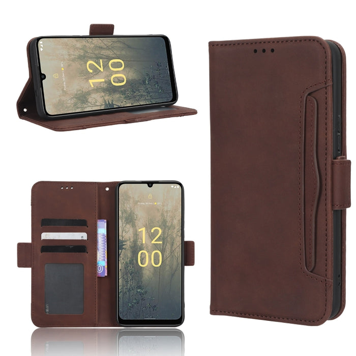 Funda de piel para teléfono con textura de piel de becerro y ranuras para tarjetas, For Google Pixel 7a, For Xiaomi Redmi 12C / 11A, For Xiaomi Redmi K60 5G / K60 Pro, For Xiaomi Redmi K60E 5G, For Xiaomi Redmi Note 12 Pro 5G Speed                     ...