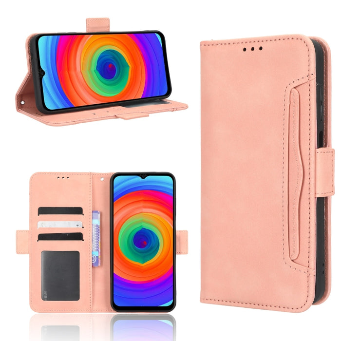 Funda de piel para teléfono con textura de piel de becerro y ranuras para tarjetas, For Google Pixel 7a, For Xiaomi Redmi 12C / 11A, For Xiaomi Redmi K60 5G / K60 Pro, For Xiaomi Redmi K60E 5G, For Xiaomi Redmi Note 12 Pro 5G Speed                     ...