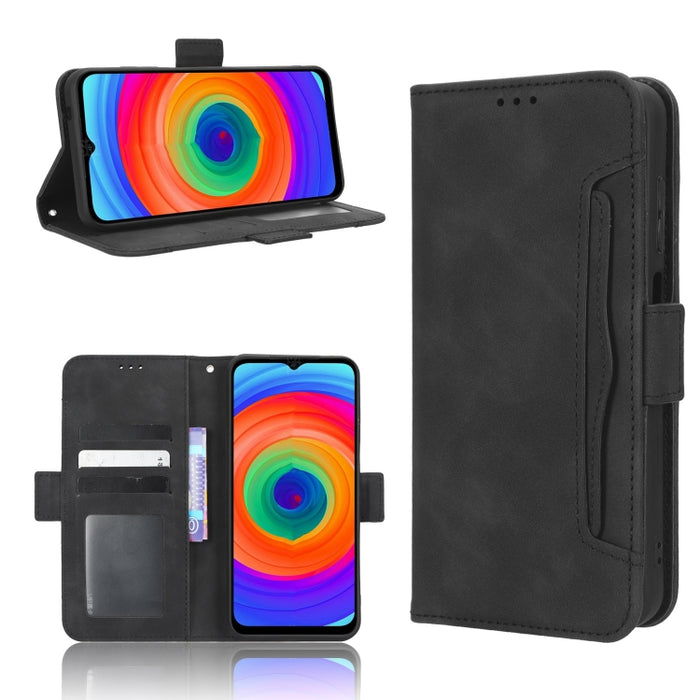 Funda de piel para teléfono con textura de piel de becerro y ranuras para tarjetas, For Google Pixel 7a, For Xiaomi Redmi 12C / 11A, For Xiaomi Redmi K60 5G / K60 Pro, For Xiaomi Redmi K60E 5G, For Xiaomi Redmi Note 12 Pro 5G Speed                     ...