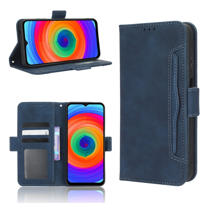 Funda de piel para teléfono con textura de piel de becerro y ranuras para tarjetas, For Google Pixel 7a, For Xiaomi Redmi 12C / 11A, For Xiaomi Redmi K60 5G / K60 Pro, For Xiaomi Redmi K60E 5G, For Xiaomi Redmi Note 12 Pro 5G Speed                     ...