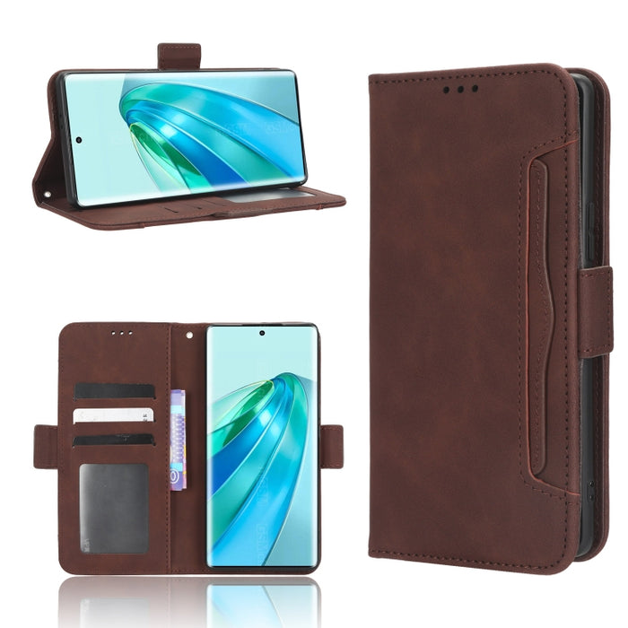 Funda de piel para teléfono con textura de piel de becerro y ranuras para tarjetas, For Google Pixel 7a, For Xiaomi Redmi 12C / 11A, For Xiaomi Redmi K60 5G / K60 Pro, For Xiaomi Redmi K60E 5G, For Xiaomi Redmi Note 12 Pro 5G Speed                     ...