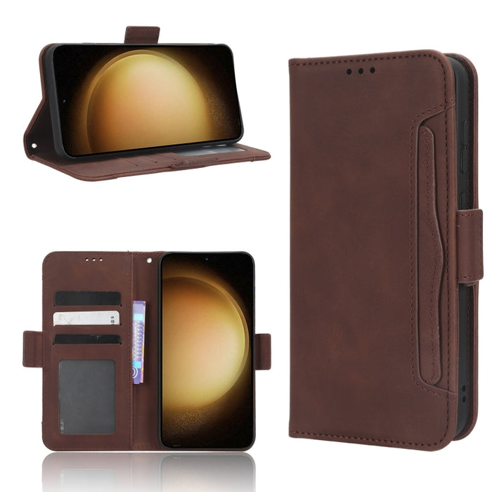 Funda de piel para teléfono con textura de piel de becerro y ranuras para tarjetas, For Google Pixel 7a, For Xiaomi Redmi 12C / 11A, For Xiaomi Redmi K60 5G / K60 Pro, For Xiaomi Redmi K60E 5G, For Xiaomi Redmi Note 12 Pro 5G Speed                     ...