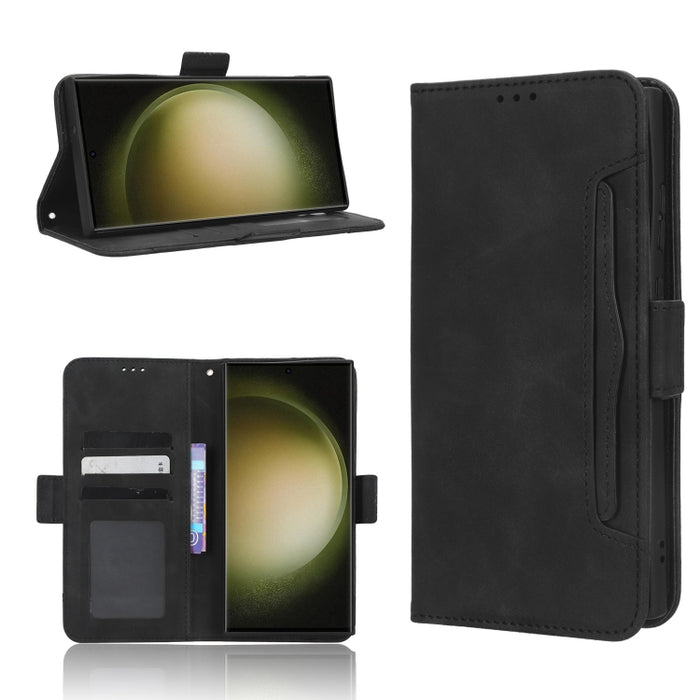 Funda de piel para teléfono con textura de piel de becerro y ranuras para tarjetas, For Google Pixel 7a, For Xiaomi Redmi 12C / 11A, For Xiaomi Redmi K60 5G / K60 Pro, For Xiaomi Redmi K60E 5G, For Xiaomi Redmi Note 12 Pro 5G Speed                     ...
