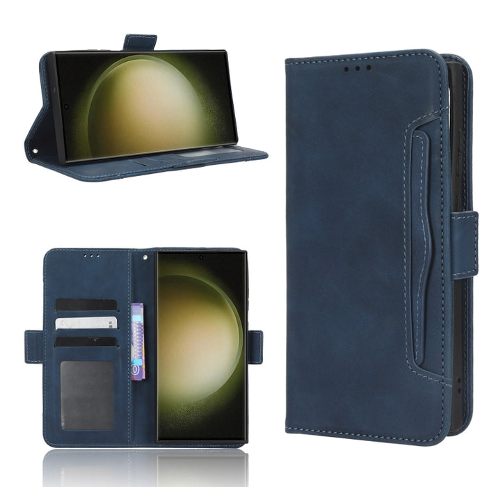Funda de piel para teléfono con textura de piel de becerro y ranuras para tarjetas, For Google Pixel 7a, For Xiaomi Redmi 12C / 11A, For Xiaomi Redmi K60 5G / K60 Pro, For Xiaomi Redmi K60E 5G, For Xiaomi Redmi Note 12 Pro 5G Speed                     ...
