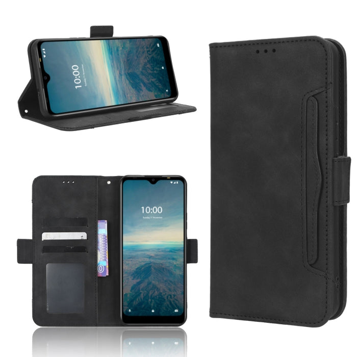 Funda de piel para teléfono con textura de piel de becerro y ranuras para tarjetas, For Google Pixel 7a, For Xiaomi Redmi 12C / 11A, For Xiaomi Redmi K60 5G / K60 Pro, For Xiaomi Redmi K60E 5G, For Xiaomi Redmi Note 12 Pro 5G Speed                     ...