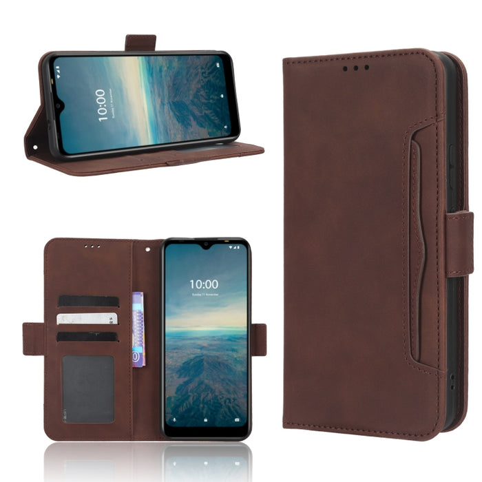 Funda de piel para teléfono con textura de piel de becerro y ranuras para tarjetas, For Google Pixel 7a, For Xiaomi Redmi 12C / 11A, For Xiaomi Redmi K60 5G / K60 Pro, For Xiaomi Redmi K60E 5G, For Xiaomi Redmi Note 12 Pro 5G Speed                     ...