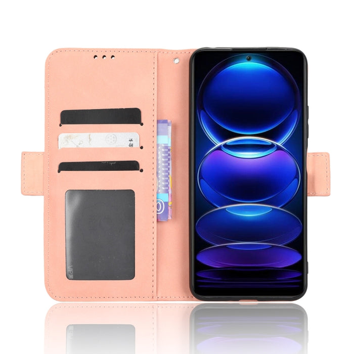 Funda de piel para teléfono con textura de piel de becerro y ranuras para tarjetas, For Xiaomi Poco X5 5G / Redmi Note 12 5G, For OnePlus 11 5G, For ZTE Libero 5G III, For ZTE nubia Red Magic 8 Pro / 8 Pro+, For ZTE nubia Z50