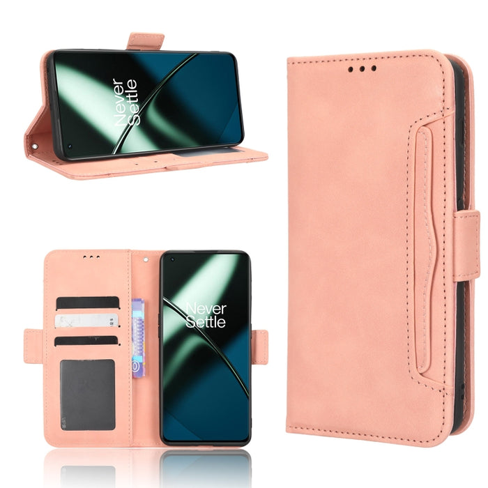 Funda de piel para teléfono con textura de piel de becerro y ranuras para tarjetas, For Xiaomi Poco X5 5G / Redmi Note 12 5G, For OnePlus 11 5G, For ZTE Libero 5G III, For ZTE nubia Red Magic 8 Pro / 8 Pro+, For ZTE nubia Z50