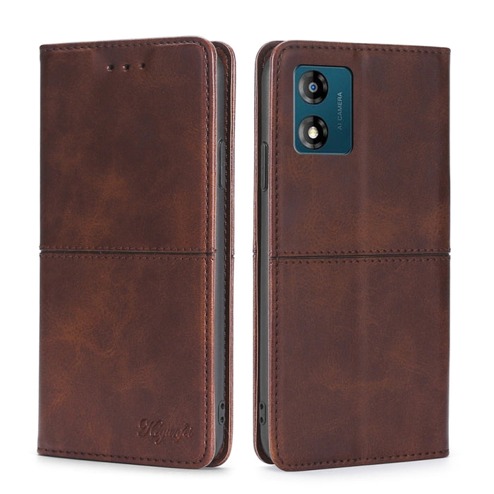 Estuche para teléfono de cuero con tapa horizontal magnética con textura de vaca, For Motorola Moto E13 4G, For OPPO A17k, For OPPO Reno8 T 4G, For Xiaomi Poco X5 Pro / Redmi Note 12 Pro Speed, For Honor X9a 5G