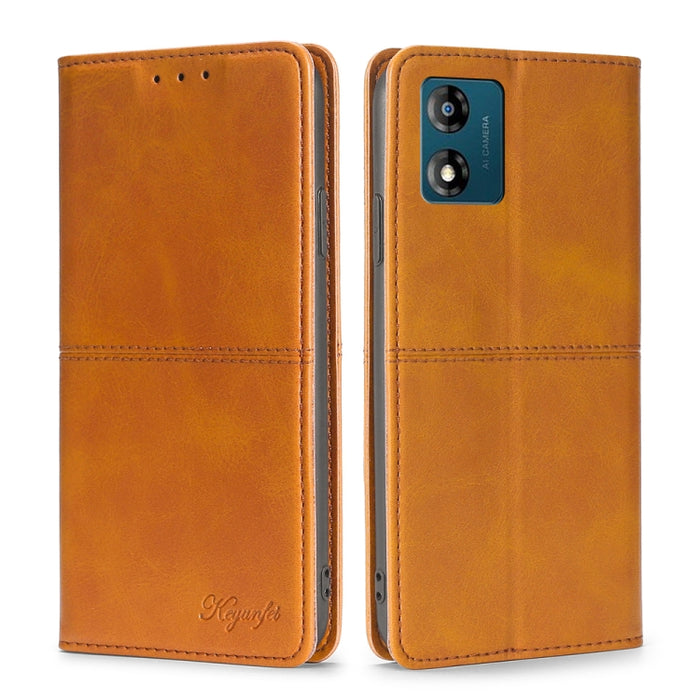 Estuche para teléfono de cuero con tapa horizontal magnética con textura de vaca, For Motorola Moto E13 4G, For OPPO A17k, For OPPO Reno8 T 4G, For Xiaomi Poco X5 Pro / Redmi Note 12 Pro Speed, For Honor X9a 5G