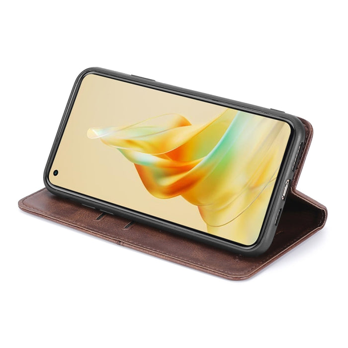 Estuche para teléfono de cuero con tapa horizontal magnética con textura de vaca, For Motorola Moto E13 4G, For OPPO A17k, For OPPO Reno8 T 4G, For Xiaomi Poco X5 Pro / Redmi Note 12 Pro Speed, For Honor X9a 5G