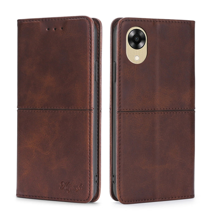 Estuche para teléfono de cuero con tapa horizontal magnética con textura de vaca, For Motorola Moto E13 4G, For OPPO A17k, For OPPO Reno8 T 4G, For Xiaomi Poco X5 Pro / Redmi Note 12 Pro Speed, For Honor X9a 5G