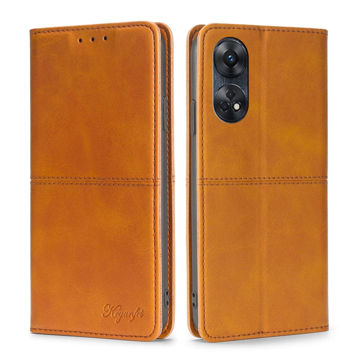 Estuche para teléfono de cuero con tapa horizontal magnética con textura de vaca, For Motorola Moto E13 4G, For OPPO A17k, For OPPO Reno8 T 4G, For Xiaomi Poco X5 Pro / Redmi Note 12 Pro Speed, For Honor X9a 5G