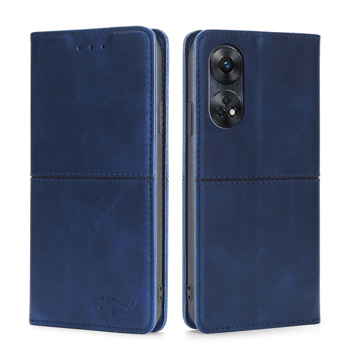 Estuche para teléfono de cuero con tapa horizontal magnética con textura de vaca, For Motorola Moto E13 4G, For OPPO A17k, For OPPO Reno8 T 4G, For Xiaomi Poco X5 Pro / Redmi Note 12 Pro Speed, For Honor X9a 5G