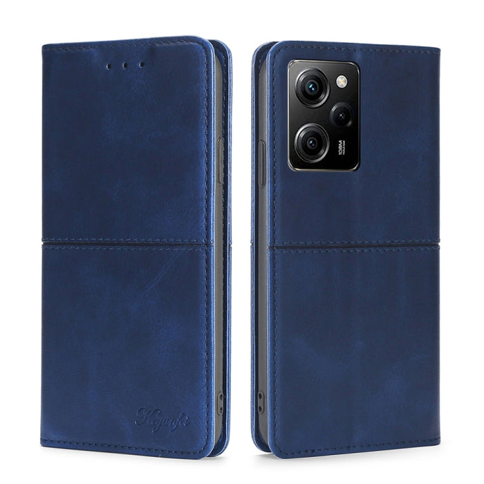 Estuche para teléfono de cuero con tapa horizontal magnética con textura de vaca, For Motorola Moto E13 4G, For OPPO A17k, For OPPO Reno8 T 4G, For Xiaomi Poco X5 Pro / Redmi Note 12 Pro Speed, For Honor X9a 5G