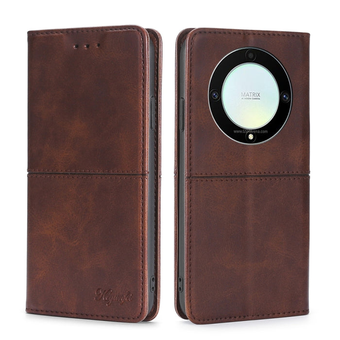 Estuche para teléfono de cuero con tapa horizontal magnética con textura de vaca, For Motorola Moto E13 4G, For OPPO A17k, For OPPO Reno8 T 4G, For Xiaomi Poco X5 Pro / Redmi Note 12 Pro Speed, For Honor X9a 5G