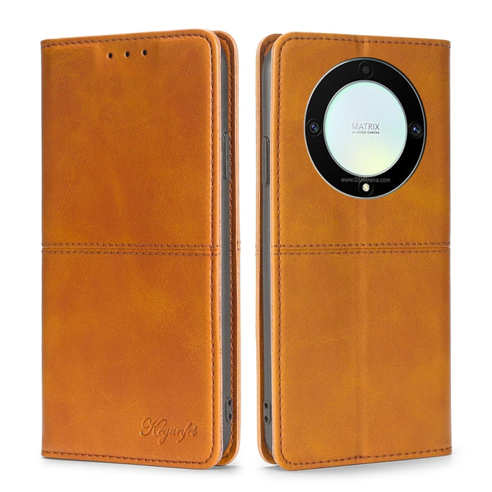 Estuche para teléfono de cuero con tapa horizontal magnética con textura de vaca, For Motorola Moto E13 4G, For OPPO A17k, For OPPO Reno8 T 4G, For Xiaomi Poco X5 Pro / Redmi Note 12 Pro Speed, For Honor X9a 5G