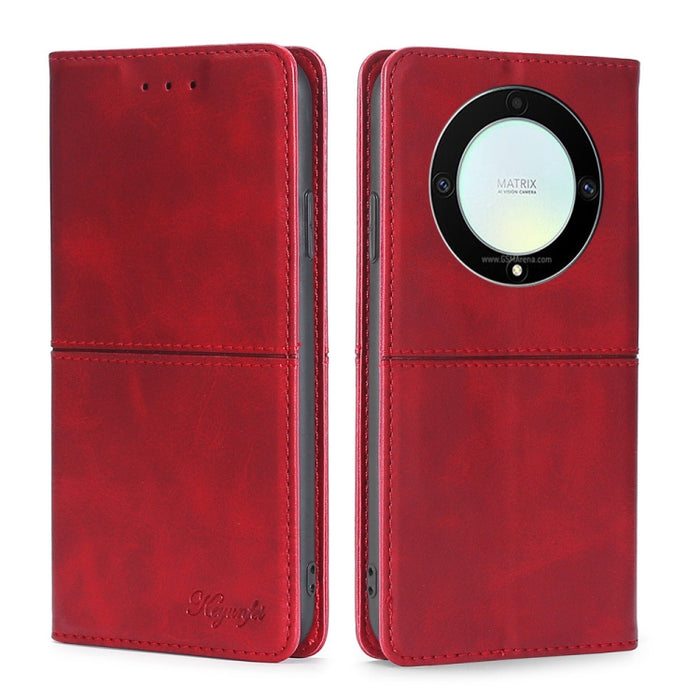 Estuche para teléfono de cuero con tapa horizontal magnética con textura de vaca, For Motorola Moto E13 4G, For OPPO A17k, For OPPO Reno8 T 4G, For Xiaomi Poco X5 Pro / Redmi Note 12 Pro Speed, For Honor X9a 5G