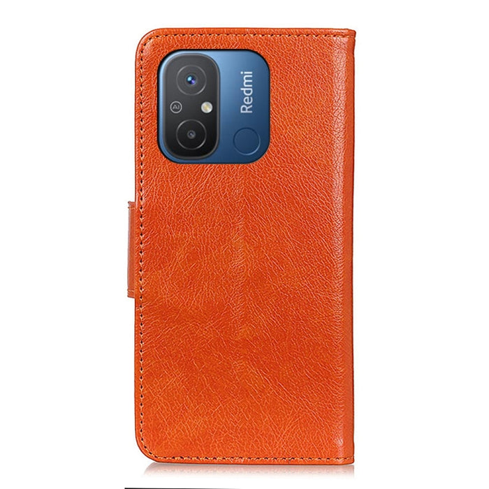 Estuche para teléfono de cuero con textura de napa, For Xiaomi Redmi 12C/11A, For OnePlus Ace 2