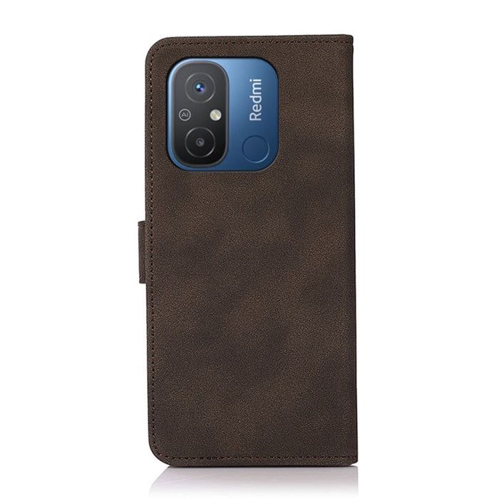 KHAZNEH Estuche para teléfono de cuero con textura mate, For Xiaomi Redmi 12C/11A, For OnePlus Ace 2