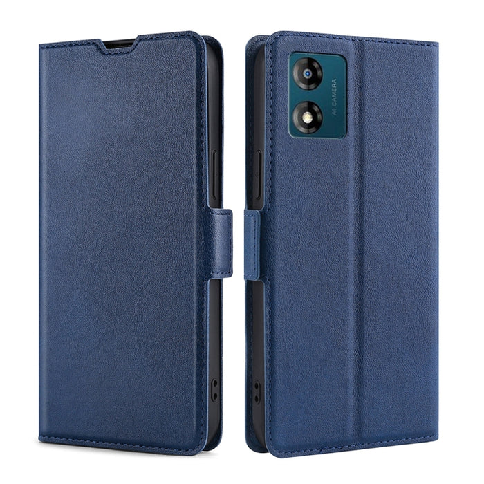 Estuche para teléfono de cuero con tapa horizontal y hebilla lateral ultradelgada de voltaje, For Motorola Moto E13 4G, For OPPO A17k, For OPPO Reno8 T 4G, For Xiaomi Poco X5 Pro / Redmi Note 12 Pro Speed, For Honor X9a 5G